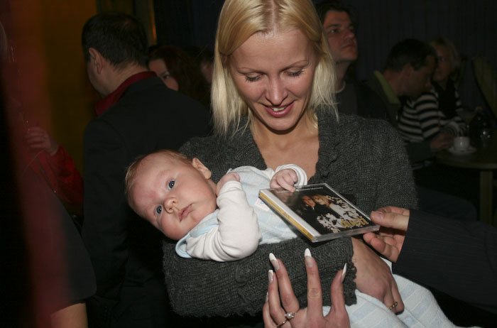 Daigas Petkevičas un Normunda Jaku&scaron;onoka diska <em>Dueti</em> prezentācija <em>Četros Baltos Kreklos</em>14