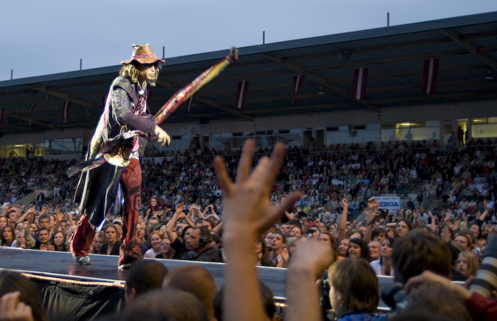 Amerikāņu leģendas - grupas <em>Aerosmith </em>koncerts <em>Skonto </em>stadionā32