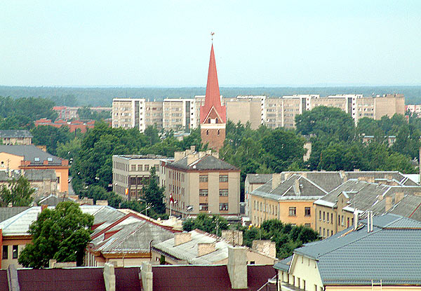 Jelgava. Vasaras rīts no putna lidojuma6