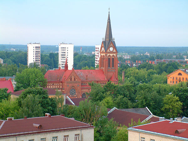Jelgava. Vasaras rīts no putna lidojuma7