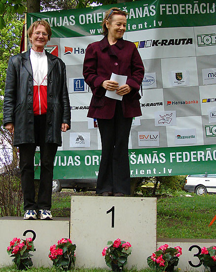 Latvijas orientē&scaron;anās čempionāts. 1. diena. Apbalvo&scaron;ana11