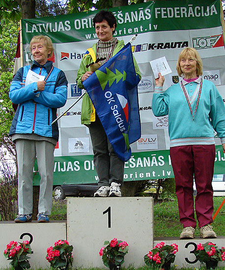 Latvijas orientē&scaron;anās čempionāts. 1. diena. Apbalvo&scaron;ana13