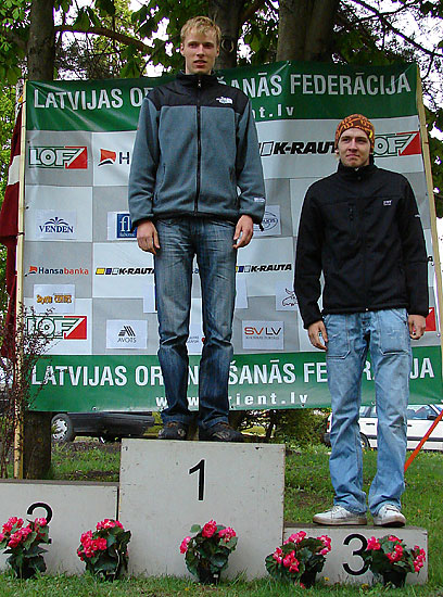 Latvijas orientē&scaron;anās čempionāts. 1. diena. Apbalvo&scaron;ana2