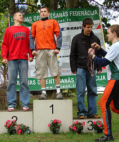 Latvijas orientē&scaron;anās čempionāts. 1. diena. Apbalvo&scaron;ana20