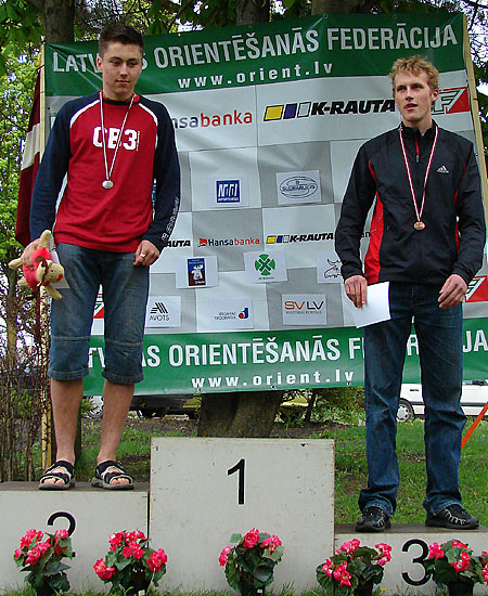 Latvijas orientē&scaron;anās čempionāts. 1. diena. Apbalvo&scaron;ana21