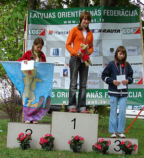 Latvijas orientē&scaron;anās čempionāts. 1. diena. Apbalvo&scaron;ana3