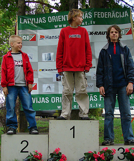 Latvijas orientē&scaron;anās čempionāts. 1. diena. Apbalvo&scaron;ana30