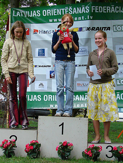 Latvijas orientē&scaron;anās čempionāts. 1. diena. Apbalvo&scaron;ana4