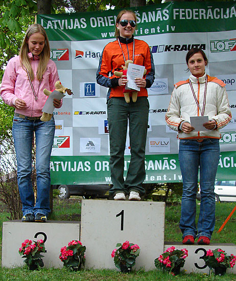 Latvijas orientē&scaron;anās čempionāts. 1. diena. Apbalvo&scaron;ana5