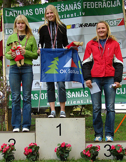 Latvijas orientē&scaron;anās čempionāts. 1. diena. Apbalvo&scaron;ana6
