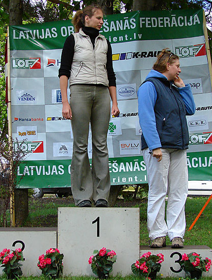 Latvijas orientē&scaron;anās čempionāts. 1. diena. Apbalvo&scaron;ana7