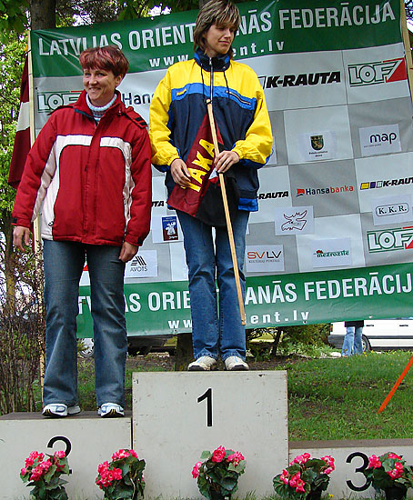 Latvijas orientē&scaron;anās čempionāts. 1. diena. Apbalvo&scaron;ana8