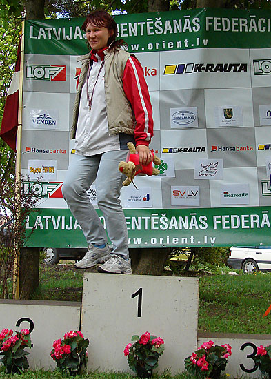 Latvijas orientē&scaron;anās čempionāts. 1. diena. Apbalvo&scaron;ana9