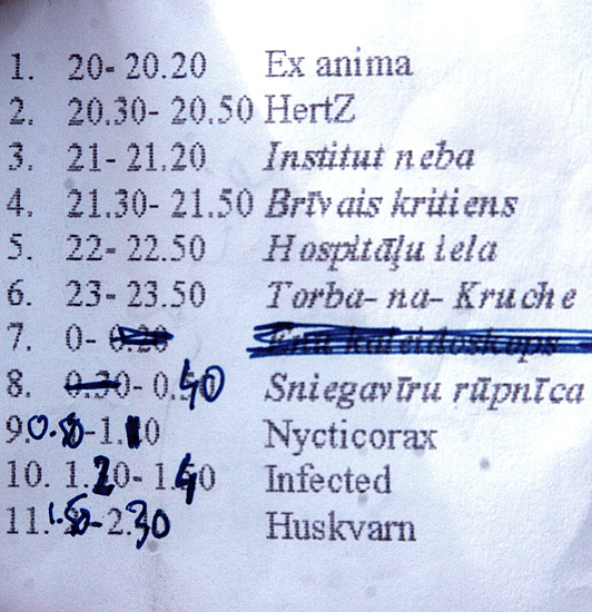 Jaunās rokmūzikas festivāls (JRF) 2006. Aizkulises.1
