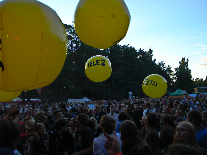 Ar vienu aci iekš <em>Positivus AB 2008</em> festivāla10