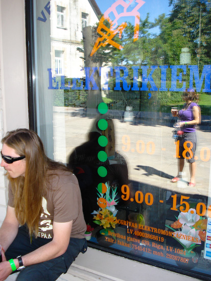 Ar vienu aci iekš <em>Positivus AB 2008</em> festivāla13