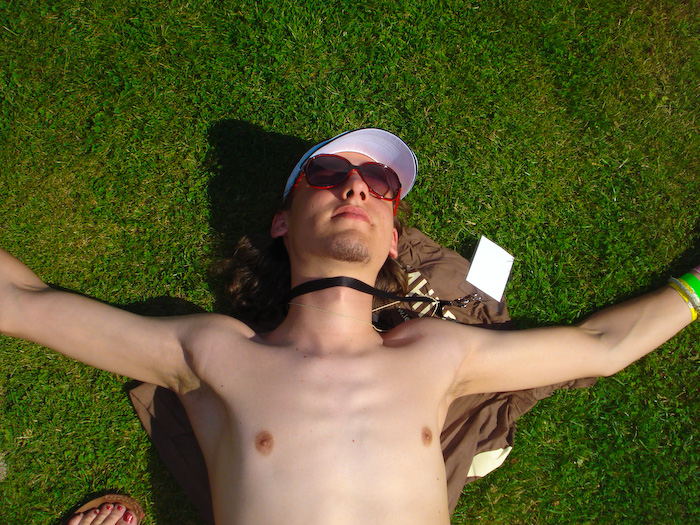 Ar vienu aci iekš <em>Positivus AB 2008</em> festivāla2