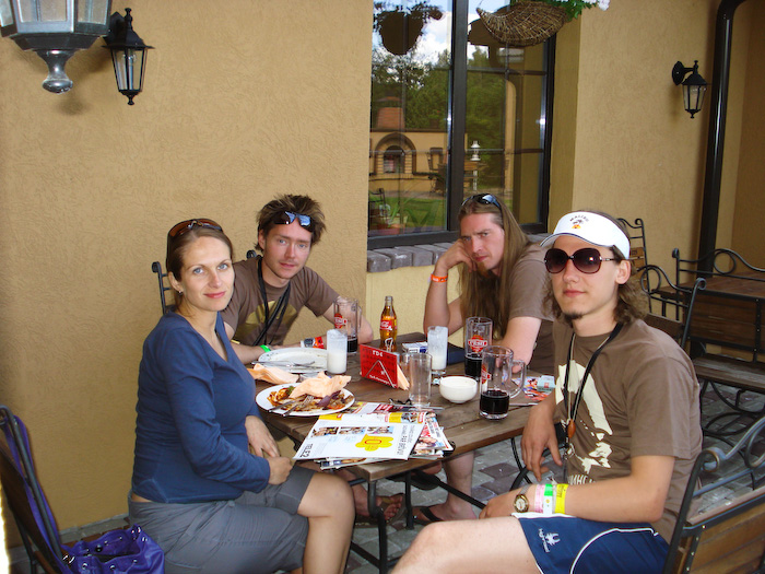 Ar vienu aci iekš <em>Positivus AB 2008</em> festivāla4