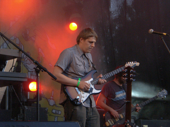 Ar vienu aci iekš <em>Positivus AB 2008</em> festivāla8